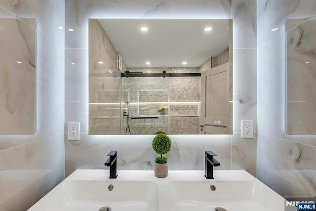 200 Winston Unit 2912, Cliffside Park, NJ 07010 - bathroom with double vanity