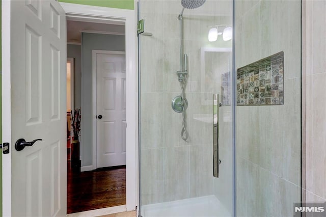 225 William St, River Vale, NJ 07675 - bathroom featuring a shower stall