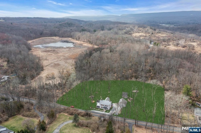 18 Edge Hill Rd, Blairstown, NJ 07825 - view of property location featuring a forest and a mountain backdrop