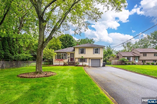 60 Lyon Rd, Waldwick, NJ 07463 - split level home featuring driveway and an attached garage