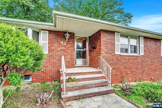 42 Cecilia Dr, Wayne, NJ 07470 - property entrance with brick siding