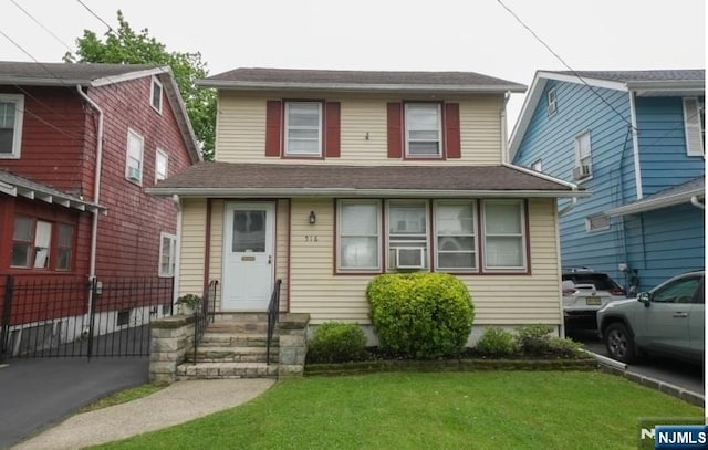 516 Beardsley Ave, Bloomfield, NJ 07003 - view of front of property with entry steps and a front yard