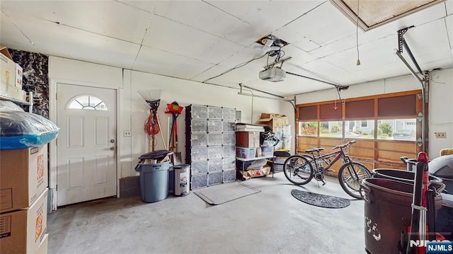 336 Ridgewood Blvd, Twp Of Washington, NJ 07676 - garage featuring a garage door opener