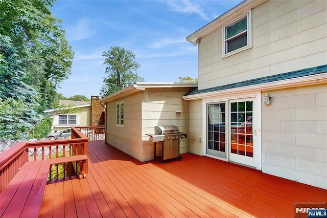 336 Ridgewood Blvd, Twp Of Washington, NJ 07676 - wooden terrace featuring area for grilling