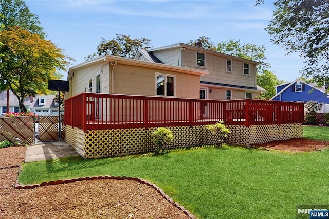 336 Ridgewood Blvd, Twp Of Washington, NJ 07676 - back of house featuring a wooden deck