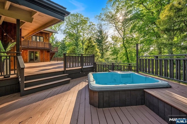 18 Lomas Ln, Montvale, NJ 07645 - view of wooden terrace