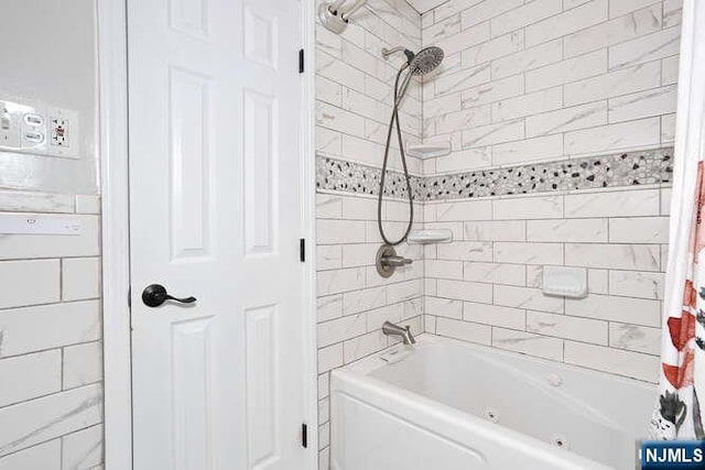 2 Hartland Ave, Emerson, NJ 07630 - bathroom featuring shower / bathtub combination with curtain