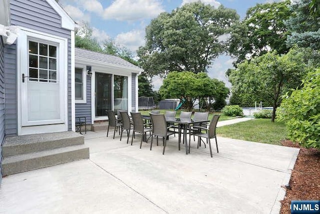 2 Hartland Ave, Emerson, NJ 07630 - view of patio with outdoor dining area