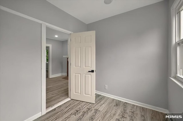 27 Berkeley Pl, Bloomfield, NJ 07003 - unfurnished room featuring baseboards, wood finished floors, and recessed lighting