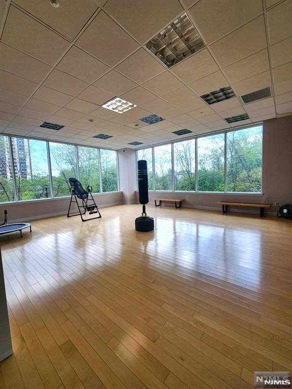800 12th St Unit 207, Palisades Park, NJ 07650 - gym with wood finished floors