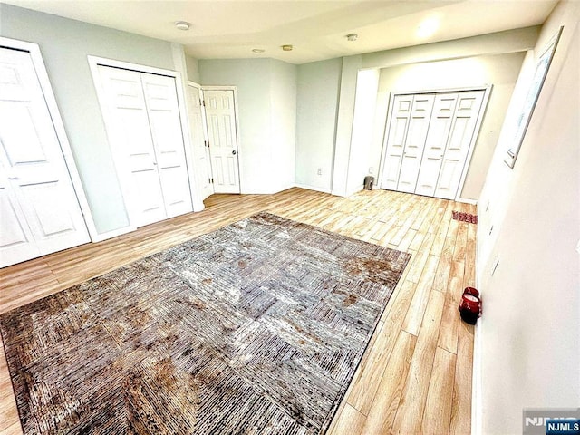 194 Elm Ave, Teaneck, NJ 07666 - foyer entrance with wood finished floors, baseboards, and recessed lighting