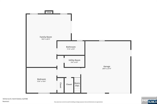126 Darrow Dr, North Haledon, NJ 07508 - floor plan / room layout