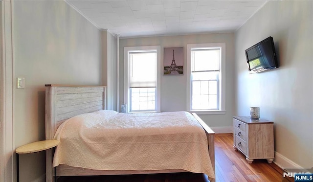 275 Engle St Unit G4, Englewood, NJ 07631 - bedroom featuring wood finished floors, baseboards, and ornamental molding