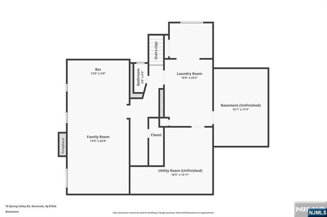 76 Spring Valley Rd, Montvale, NJ 07645 - home floor plan