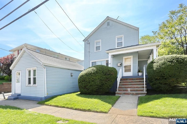 328-330 Hoover Ave, Bloomfield, NJ 07003 - view of front of home featuring a front yard and a porch