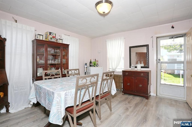 328-330 Hoover Ave, Bloomfield, NJ 07003 - dining area with light wood-style floors, plenty of natural light, and radiator