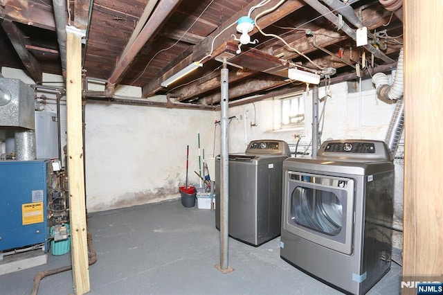 328-330 Hoover Ave, Bloomfield, NJ 07003 - below grade area with washer and dryer