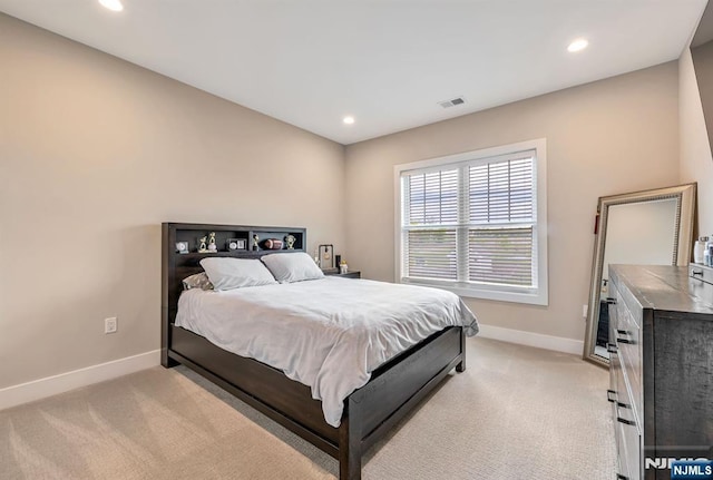 15 Meadowbrook Rd, Upper Saddle River, NJ 07458 - bedroom featuring light carpet, baseboards, and recessed lighting