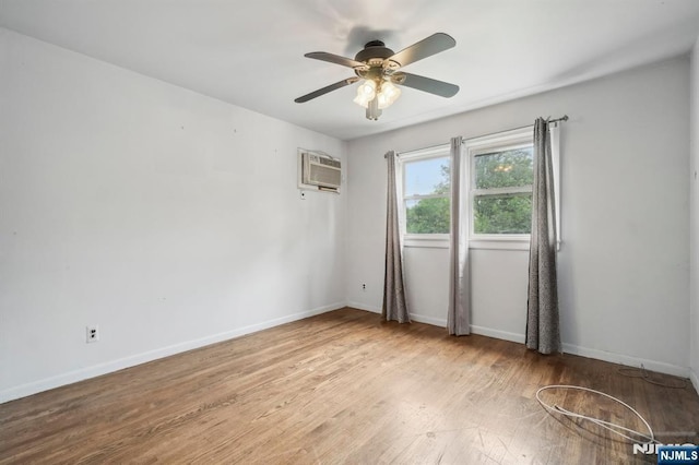 21 Albert Ave, Fair Lawn, NJ 07410 - unfurnished room featuring light wood-style flooring, a ceiling fan, and baseboards