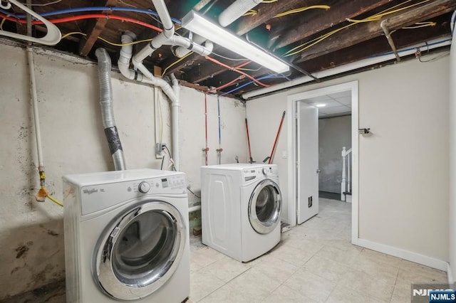 21 Albert Ave, Fair Lawn, NJ 07410 - washroom featuring washing machine and clothes dryer