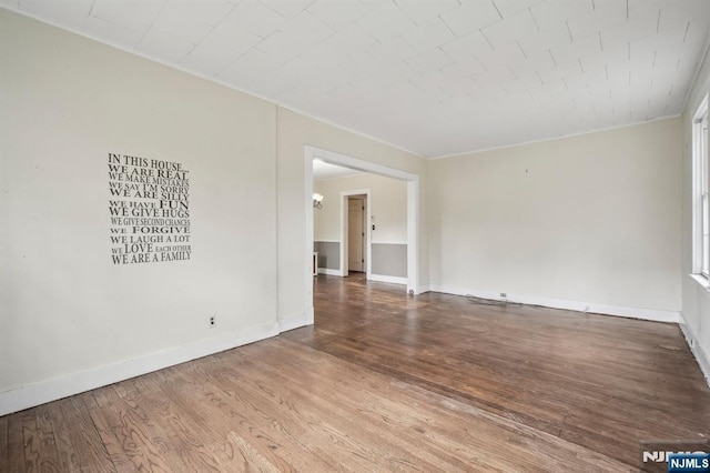 21 Albert Ave, Fair Lawn, NJ 07410 - spare room featuring wood finished floors and baseboards