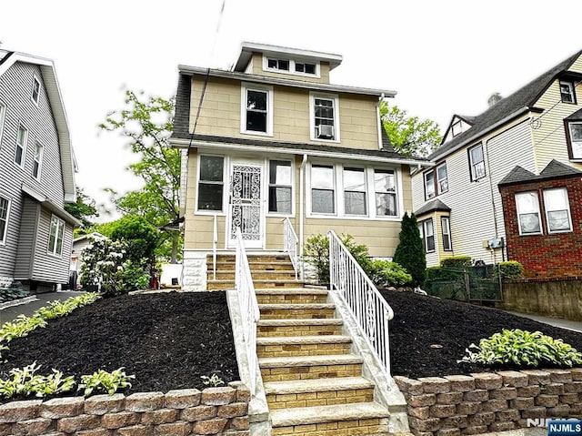 128 Oak Ridge Ave, Nutley, NJ 07110 - view of american foursquare style home