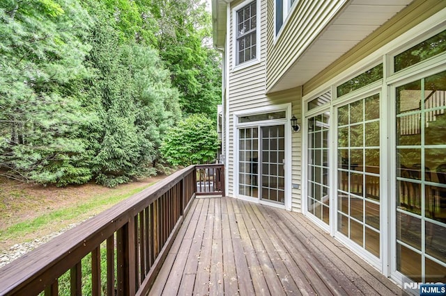8 Pine Lake Ter Unit T008, River Vale, NJ 07675 - view of wooden terrace