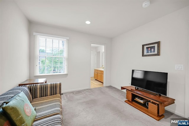 8 Pine Lake Ter Unit T008, River Vale, NJ 07675 - living area with baseboards and light colored carpet