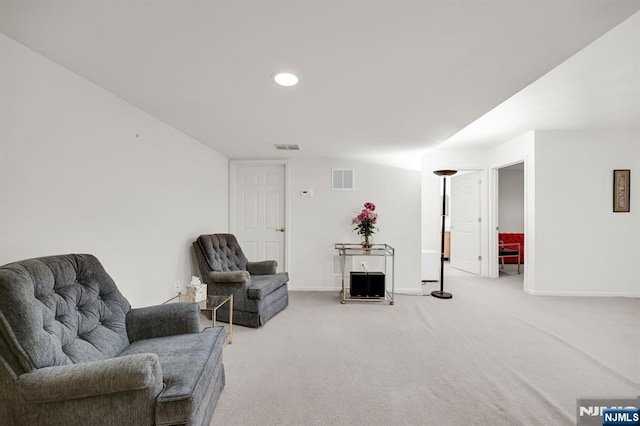 8 Pine Lake Ter Unit T008, River Vale, NJ 07675 - living area featuring carpet flooring, recessed lighting, and baseboards