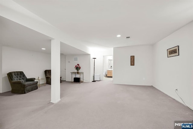 8 Pine Lake Ter Unit T008, River Vale, NJ 07675 - below grade area with light carpet and recessed lighting