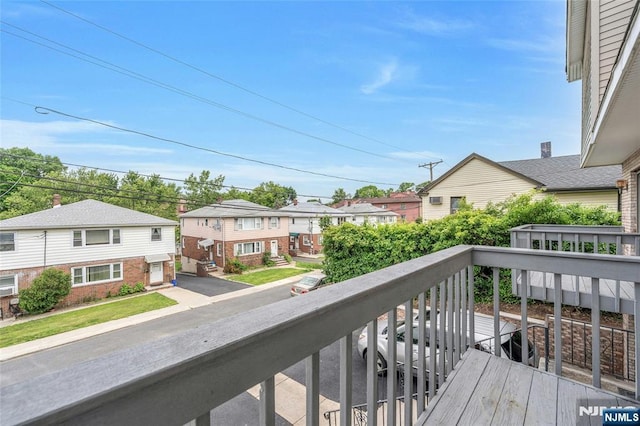 2410 3rd St, Fort Lee, NJ 07024 - balcony featuring a residential view