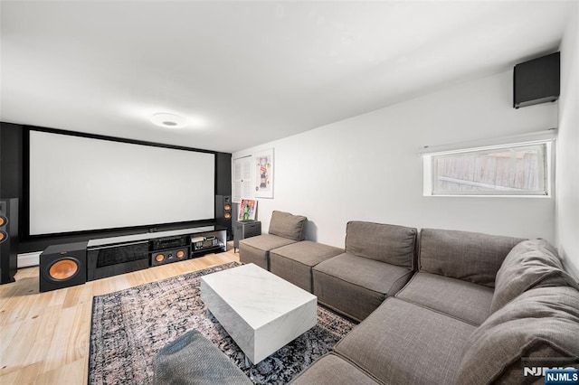 344 Northwood Way, Palisades Park, NJ 07650 - cinema room with wood finished floors