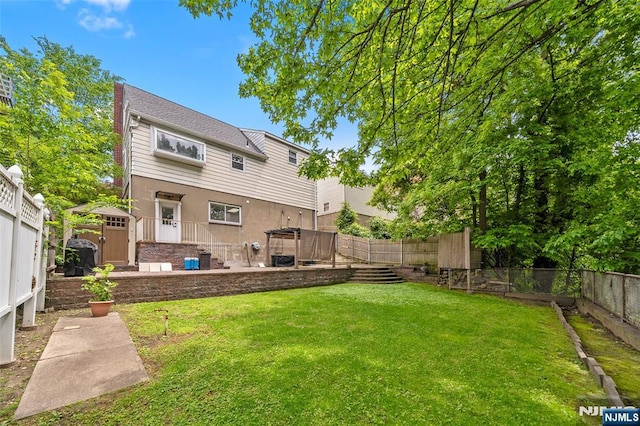 344 Northwood Way, Palisades Park, NJ 07650 - view of rear view of property