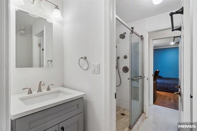 45 Longridge Rd, Montvale, NJ 07645 - ensuite bathroom with a stall shower and vanity