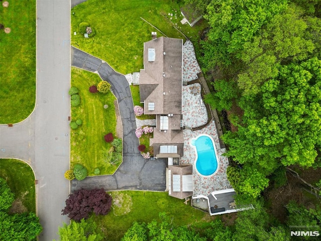 45 Longridge Rd, Montvale, NJ 07645 - aerial view of a pool