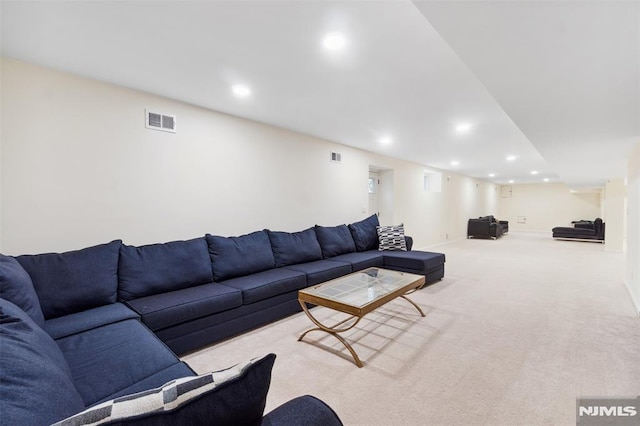 45 Longridge Rd, Montvale, NJ 07645 - living room featuring carpet flooring and recessed lighting