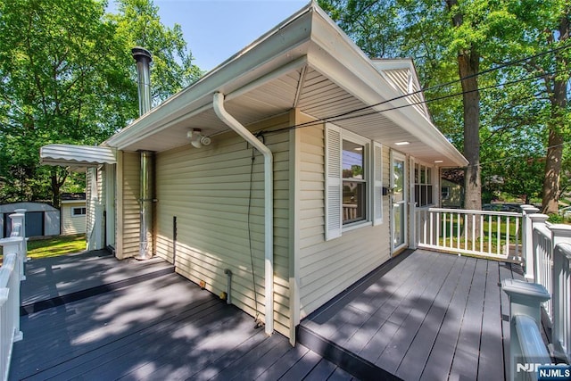 112 Fern St, Twp Of Washington, NJ 07676 - view of wooden deck