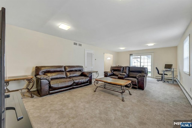 830 Pennsylvania Ave, Lyndhurst, NJ 07071 - living room with carpet flooring