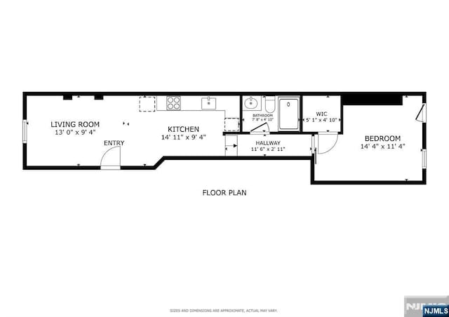 606 1st St Unit 1, Hoboken, NJ 07030 - room layout