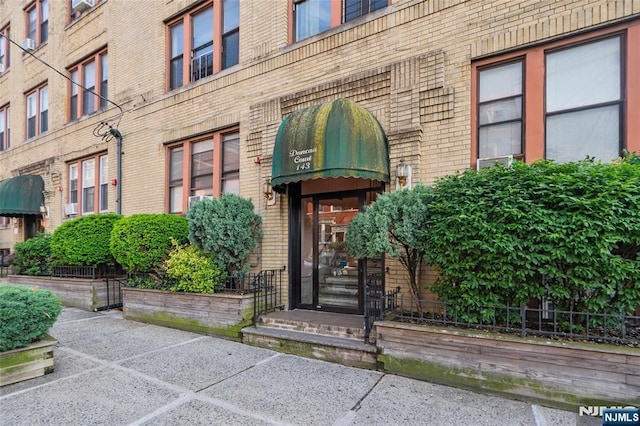 143 Duncan Ave Unit 8/108, Jersey City, NJ 07306 - doorway to property with brick siding