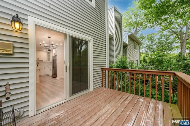 3 Bradshaw Ct Unit 509, Hillsdale, NJ 07642 - wooden terrace featuring a sink