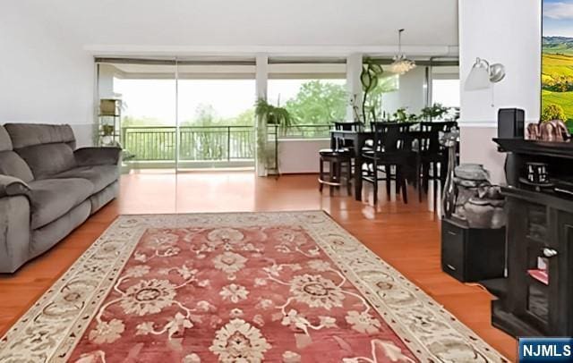 4 Horizon Rd Unit 404, Fort Lee, NJ 07024 - living room featuring wood finished floors