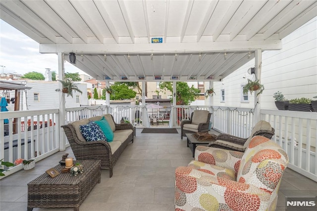 4310 Newkirk Ave, North Bergen, NJ 07047 - view of patio / terrace