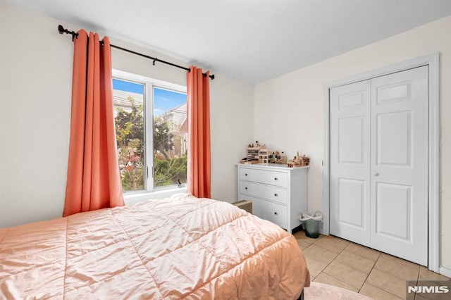 755 Jefferson Ave, Cliffside Park, NJ 07010 - bedroom featuring light tile patterned floors
