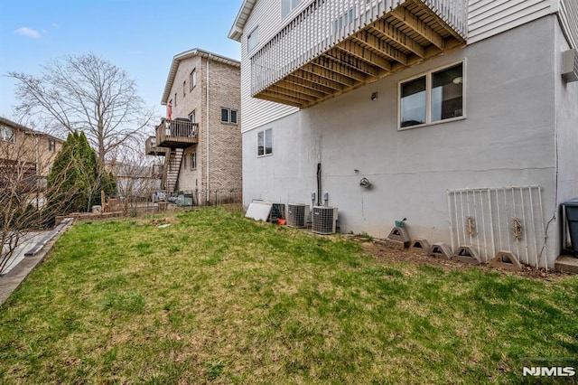 755 Jefferson Ave, Cliffside Park, NJ 07010 - view of green lawn featuring cooling unit