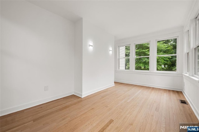 41 Oakland Ave, Westwood, NJ 07675 - spare room featuring light wood-style floors and baseboards