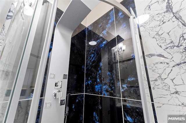 99 W 50th St, Bayonne, NJ 07002 - bathroom view of a tile shower