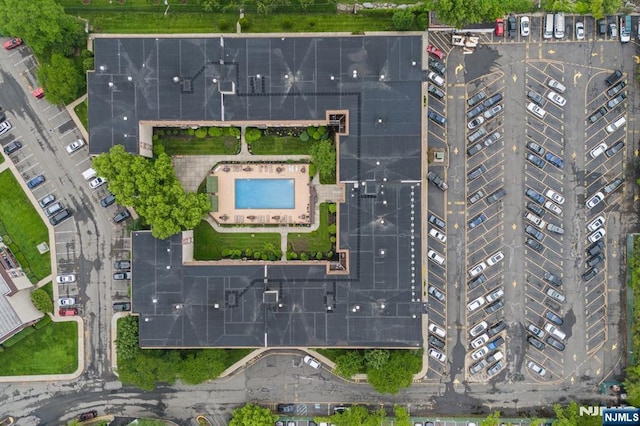1111 River Rd Unit F25, Edgewater, NJ 07020 - bird's eye view