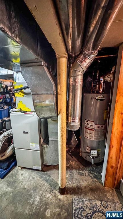 18 Trinity Pl, Kearny, NJ 07032 - utility room with water heater