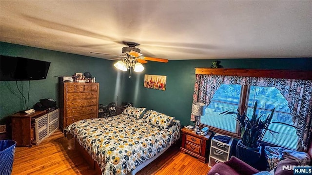 18 Trinity Pl, Kearny, NJ 07032 - bedroom featuring wood finished floors and ceiling fan
